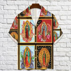 Our Lady Unisex Hawaiian Shirts  - Thelegend59