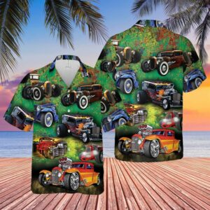 Painting Color Hot Rod Hawaiian Shirts  - Thelegend59