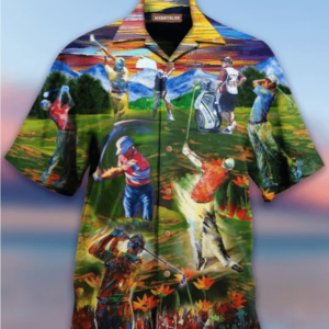 Painting Golf For Golfer Hawaiian Unisex Aloha Hawaiian Shirtss  - Thelegend59