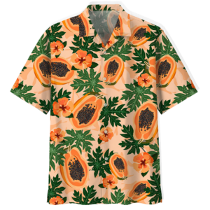 Papaya Fruit Hawaiian Shirt For Men Women  - Thelegend59