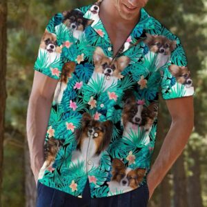Papillon Tropical Green Nice Design Hawaiian Shirt For Men Women  - Thelegend59