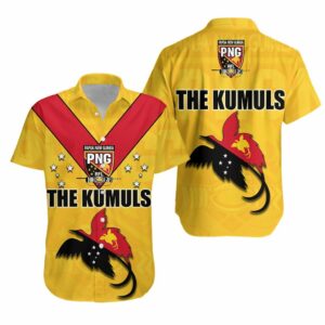 Papua New Guinea Rugby Hawaiian Shirt - Png The Kumuls - Lt20  - Thelegend59