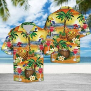 Paradise Cocktail And Juice Hawaiian Shirts  - Thelegend59