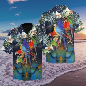 Parrot Colorful Nice Design Hawaiian Shirt For Men Women  - Thelegend59