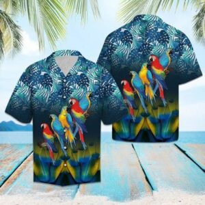 Parrot Forest Hawaiian Shirt For Men Women  - Thelegend59