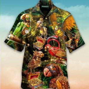 Parrot Hawaiian Shirt For Men Women  - Thelegend59