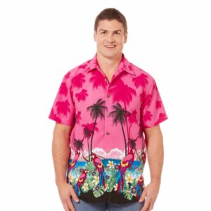 Parrot Pink High Quality Hawaiian Shirt  - Thelegend59