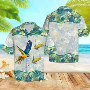 Parrot Tropical Hawaiian Shirt For Men Women  - Thelegend59