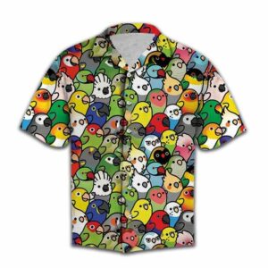Parrots Colorful Best Design Hawaiian Shirt For Men Women  - Thelegend59