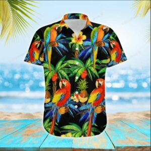 Parrots Multicolor Best Design Hawaiian Shirt For Men Women  - Thelegend59