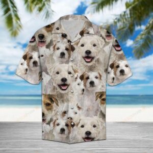 Parson Russell Terrier Gray Amazing Design Hawaiian Shirt For Men Women  - Thelegend59