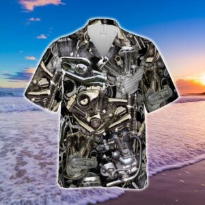 Passion For Motorcycle Mechanic Unisex Hawaiian Aloha Hawaiian Shirtss  - Thelegend59