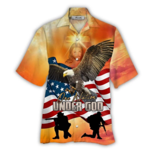 Patriotic Hawaiian Shirt For Men Women  - Thelegend59