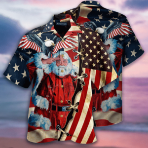 Patriotism America Christmas Hawaiian Shirt For Men Women  - Thelegend59