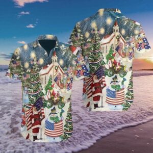 Patriotism American On Christmas Hawaiian Shirt For Men Women  - Thelegend59