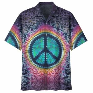 Peace - Peaceful Hippie Aloha Hawaiian Shirts  - Thelegend59