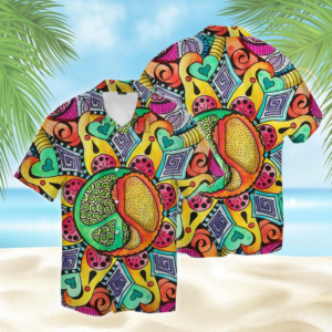 Peaceful Hippie Hawaiian Shirt For Men Women  - Thelegend59