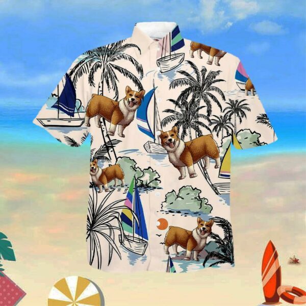 Pembroke Welsh Corgi Summer Beach Hawaiian Shirt  - Thelegend59