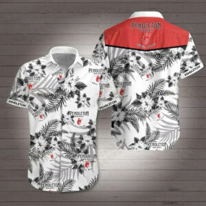 Pendleton Whisky Hawaiian Graphic Print Short Sleeve  - Thelegend59