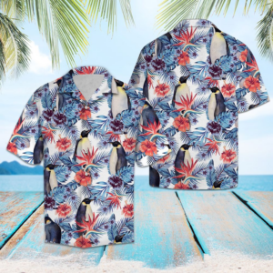 Penguin Hawaiian Shirt For Men Women  - Thelegend59
