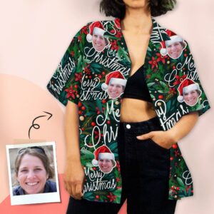 Personalised Hawaiian Shirt Christmas Gift For Her  - Thelegend59