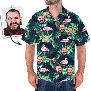 Personalised Hawaiian Shirt With Faces For Men  - Thelegend59