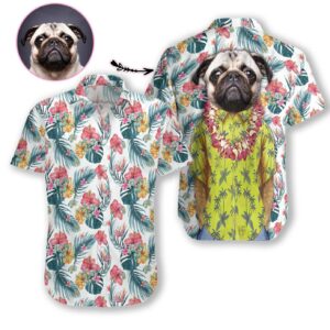 Personalized Aloha Dogs Man Hawaiian Shirts Custom Your Pet Photo  - Thelegend59