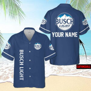 Personalized Busch Light All Over Print 3D Aloha Summer Beach Hawaiian Shirt  - Thelegend59