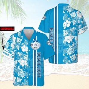 Personalized Busch Light All Over Print 3D Hawaiian Shirt  - Thelegend59