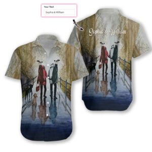 Personalized Couple Golf I Wanna Hold Your Hand Hawaiian Aloha Hawaiian Shirtss  - Thelegend59