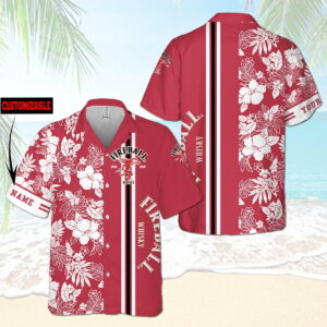 Personalized Fireball All Over Print 3D Hawaiian Shirt  - Thelegend59