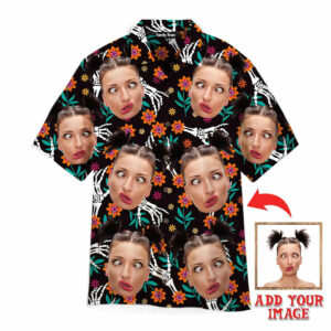 Personalized Funny Mexican Flower Style Hawaiian Shirt - For Men And Women - Kids  - Thelegend59