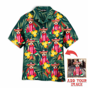 Personalized Mexican Chihuahua Tropical Leaves And Flowers Hawaiian Shirt - For Men And Women - Kids  - Thelegend59