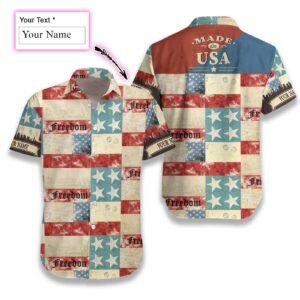 Personalized Name Made In Usa Classic Vintage Hawaiian Aloha Hawaiian Shirtss  - Thelegend59