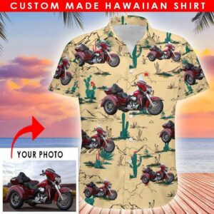 Personalized Vintage Cactus Pattern Hawaiian Aloha Hawaiian Shirtss Custom Photo  - Thelegend59