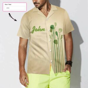 Personalized Vintage Golf Hawaiian Aloha Hawaiian Shirtss Custom Name  - Thelegend59