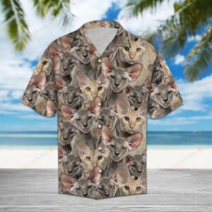 Peterbald Brown Nice Design Hawaiian Shirt For Men Women  - Thelegend59