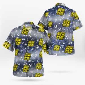 Pew Pew S All Over Print 3D Galaxy Aloha Summer Beach Hawaiian Shirt  - Thelegend59