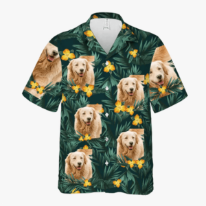 (Photo Insert) Custom Photo Colorful Tropical Flowers - Personalized Hawaiian Shirt - For Men And Women - Kids  - Thelegend59