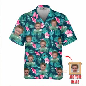 (Photo Insert) Custom Photo Dog Tropical - Personalized Hawaiian Shirt - For Men And Women - Kids  - Thelegend59