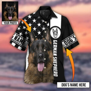 (Photo Insert) German Shepherd My Lovely Dog - Personalized Hawaiian Shirt - For Men And Women - Kids  - Thelegend59