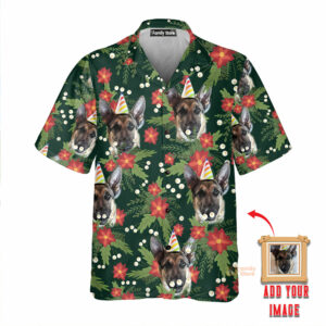 (Photo Inserted) Christmas Golden Retriever Hawaiian Shirt Pn302087Lb - For Men And Women - Kids  - Thelegend59