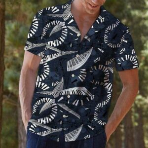 Piano Flying Music Love Hawaiian Aloha Hawaiian Shirtss  - Thelegend59