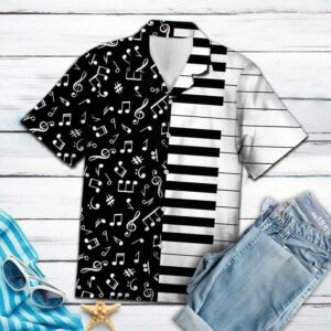 Piano Hawaiian Shirt For Men Women  - Thelegend59