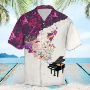 Piano Pink Best Design Hawaiian Shirt For Men Women  - Thelegend59