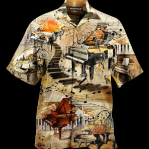 Piano Tan Unique Design Hawaiian Shirt For Men Women  - Thelegend59