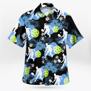 Pickleball Sport All Over Print 3D Flowery Aloha Summer Beach Hawaiian Shirt  - Thelegend59