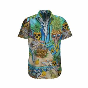 Pineapple Colorful Nice Design Hawaiian Shirt For Men Women  - Thelegend59