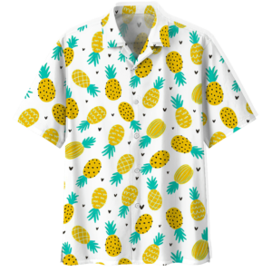 Pineapple Fruit Hawaiian Shirt For Men Women  - Thelegend59