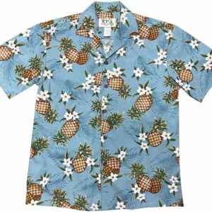 Pineapple Pack Bluehawaiian Shirt Made In Hawaii - Summer Hawaiian Shirts - Beach Hawaiian Shirtss  - Thelegend59